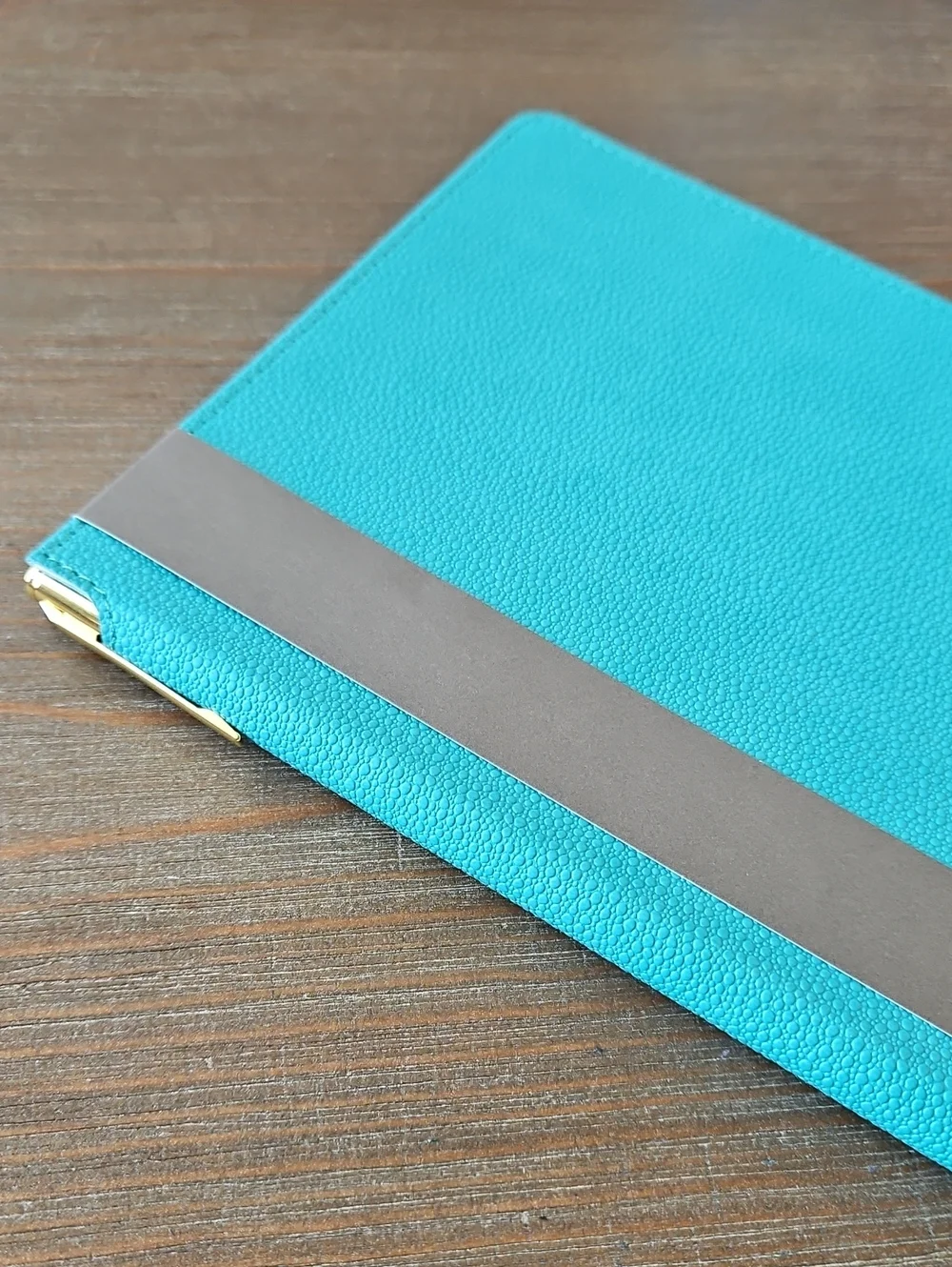 Hallmark Teal Hardcover Notebook with Pen